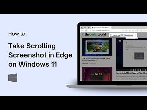 How to Take Scrolling Screenshot in Edge on Windows 11