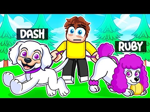 Dash and Ruby Became DOGS in Roblox…