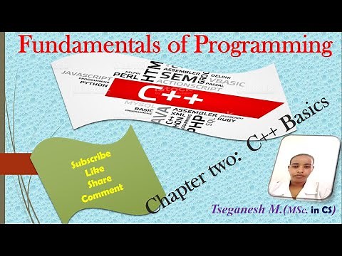 C++ Basics Chapter Two Tutorial in Amharic