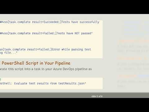 How to Read Azure DevOps Task Logs for Custom Tests