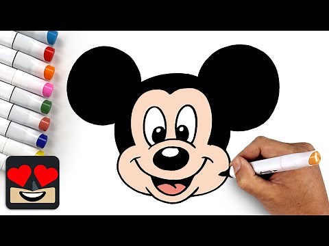 How To Draw Mickey Mouse | Beginner Drawing Tutorial (Step-by-Step)