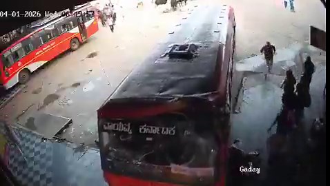 Killer KSRTCToddler Killed, Four Injured As KSRTC Bus Rams Platform In HaveriA tragic accident at a busy bus stand in Karnataka’s Haveri district claimed the life of a two-year-old child and left three others injured after a Karnataka State Road Transport Corporation (KSRTC) bus allegedly rammed into passengers waiting at the terminal.The deceased has been identified as Hazrath Ali, a resident of Savanoor town. The incident triggered panic at the crowded bus stand, with eyewitnesses describing t