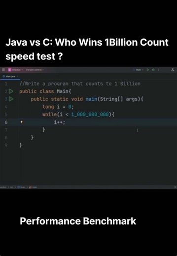 C vs Java: Performance in Billion Count Loops