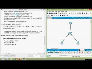 Configure a Simple Network Using Packet Tracer