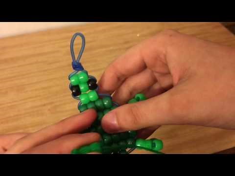 Beadie Monday DIY turtle how to pony bead tutorial