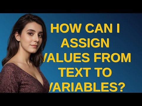 Unix: How can I assign values from text to variables?