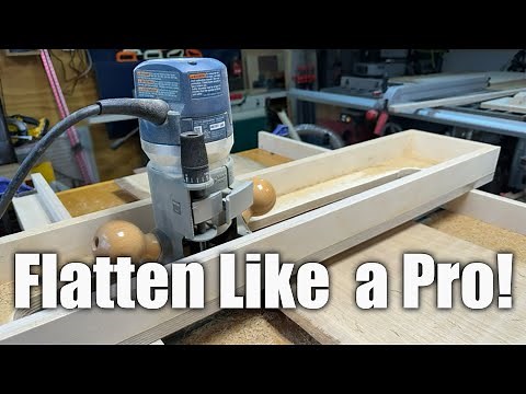 Build Your Own Slab Flattening Jig/Router Sled: Game changer for all Woodworkers!