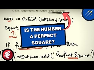 How To Solve If A Number Is A Perfect Square in Delphi! | Coding Tutorials for Students & Beginners