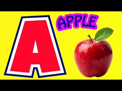 A is for Apple 🍏 - Phonics Sound | Nursery Rhymes