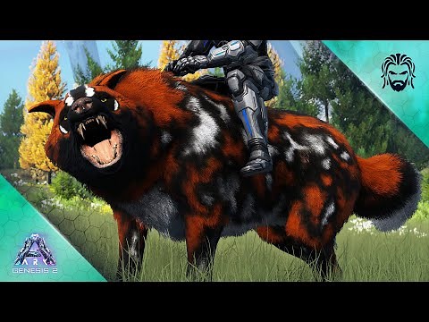 Taming the Most Beautiful Direwolves! - ARK Genesis Part 2 [E9]