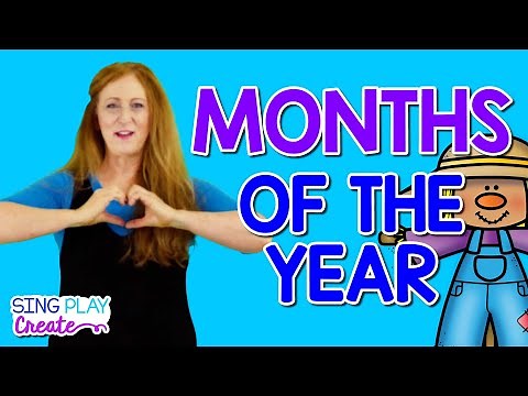 Months of the Year Song |Learn the 12 Months of the Year| Preschool Circle Time Song