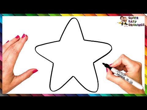 How To Draw A Star Step By Step ⭐ Star Drawing Easy