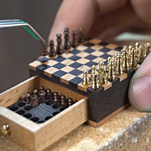 443K views · 1.4K reactions | Making a Mini Chess Set | DIY & Crafts | Facebook