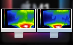 Single-fan vs dual-fan iMac 24: M1 Apple Silicon's performance potential in 7-core base model spoiled by thermal throttling in benchmark battery