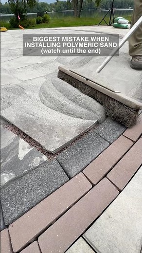 Why Polymeric Sand Fails ⚠️ Do This Instead ✅ #landscaping #hardscaping #hardscapetraining