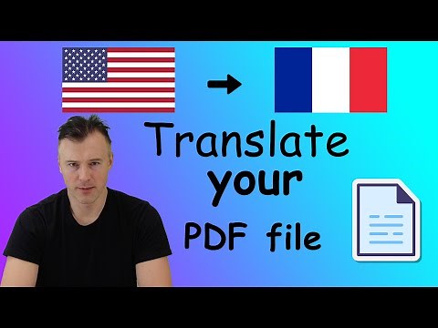 How to translate PDF to French language with DocTranslator.com