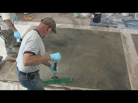 How to Stain Concrete - Tips and Tricks to Acid Staining