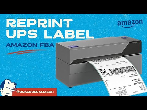 How To Reprint a UPS Label in Amazon Seller Central