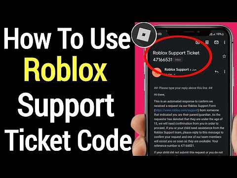 How to Use Roblox Support Ticket | What To Do With Roblox Support Ticket
