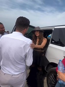 🤠💕 Así fue recibida Galilea Montijo, reina del festival del mar #Matamoros | Proyecto22mx