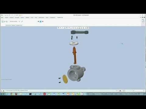 Creo Parametric - Exploding Assemblies