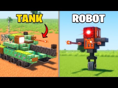 Minecraft: 10 MILITARY Build Hacks & Ideas!