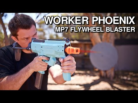 Worker Phoenix 2.0 Flywheel Nerf Blaster!