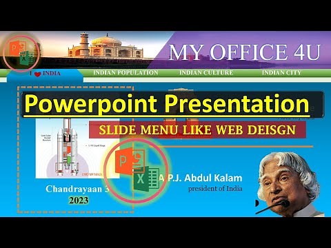 Sliding Interactive Menu with Morph Animation in PowerPoint | Sliding Sidebar Menu in PowerPoint