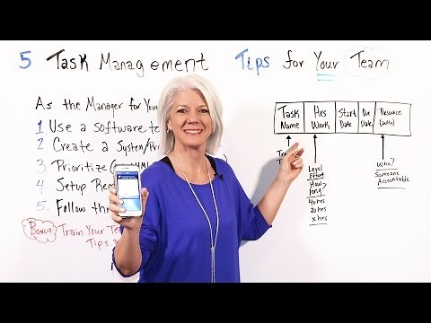5 Task Management Tips for Your Team - Project Management Training