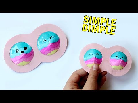 How to Make a Simple Dimple | DIY Simple Dimple | DIY Fidget Toy!!