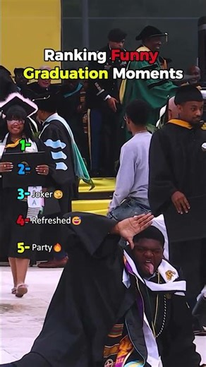 Ranking Funny Graduation Moments #funny #shorts