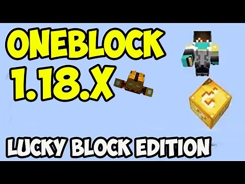 How to get OneBlock Map for Minecraft 1.18.2 - download & install OneBlock with LuckyBlock 1.18.2