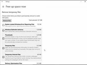 Windows 10 Free Up Disk Space & Clean Up Your Disk