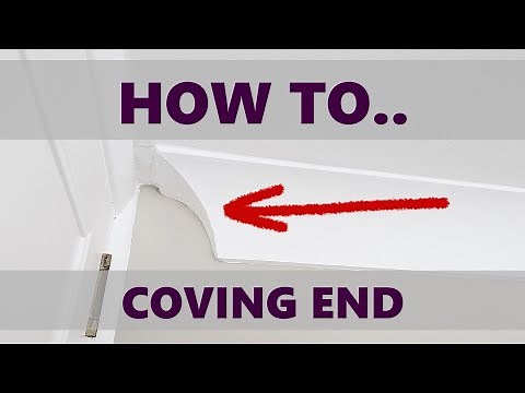 How to finish coving ends