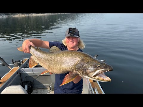 Fishing For Big Lake Trout In Deep Water (overnight trip)