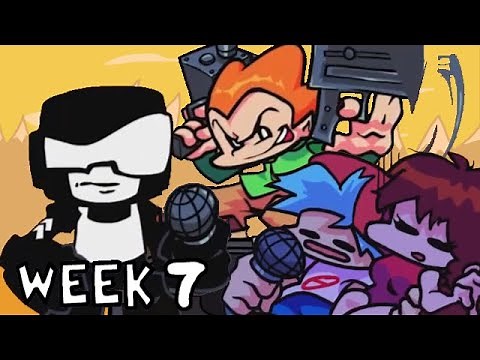 PICO'S KILLING EVERYONE!!! Oh and Tankman - Friday Night Funkin' WEEK 7 (Full Week + Cutscenes)