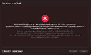 Missing signing identifier at 〇〇 Failed to cloud sign  ××のエラー対処法に関するメモ - AppSeedのアプリ開発ブログ