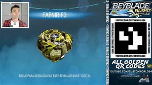 Drain Fafnir Beyblade Qr Codes Gold
