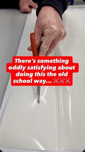 Coyote Color | Custom Stickers & Decals on Instagram: "Throwback to life before the laminator… when every sticker got hand laminated… #stickers #stationery #asmr"