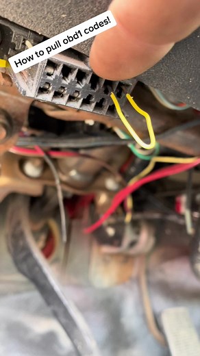 How to Pull OBD1 Codes Using a Paper Clip