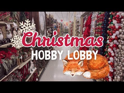 ASMR Christmas Decor Finds at Hobby Lobby, Already?! 🎅🏼