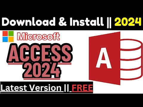 How to Download & Install Microsoft Access 2024 on Windows 11 | Install Microsoft Access 2024