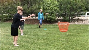 Easy Frisbee Golf For Your Backyard!
