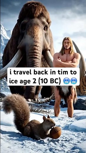 i travel back in time to Ice Age Collision Course (10,000 BC)