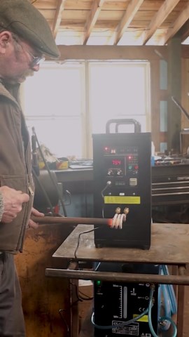 Using an induction forge
