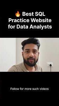 🔥 Best Website For Data Analyst To Practice SQL #shorts #sql #datascience #dataanalytics #mysql