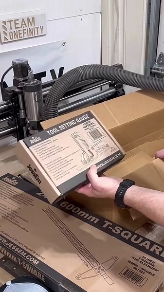 JessEm measuring tools are well built - amazing care package from them #workshop #woodworking #tools