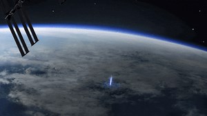 'Elves' and 'blue jet' lightning in Earth's stratosphere spotted from space