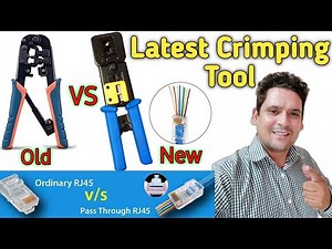 Best crimping tool | How to make RJ45 Connector for CAT 5 & CAT 6 Ethernet | CAT 6 Cable Connection