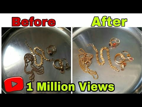 How to clean gold jewellery at home